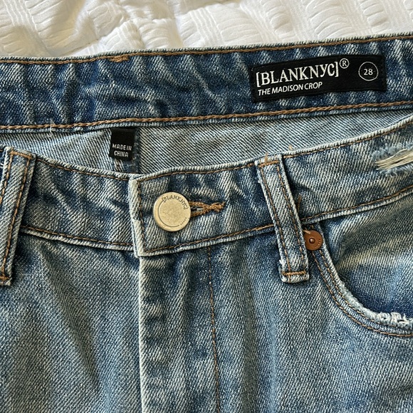 NWOT BLANK NYC Madison Crop High Rise Jean Size 28 - Picture 6 of 10